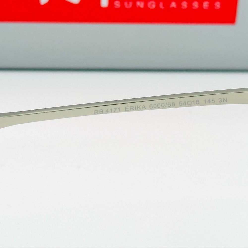 Ray-Ban Erika Classic Sunglasses RB4171 54mm Matte Sand w/ Gradient Brown Lens - Picture 8 of 9